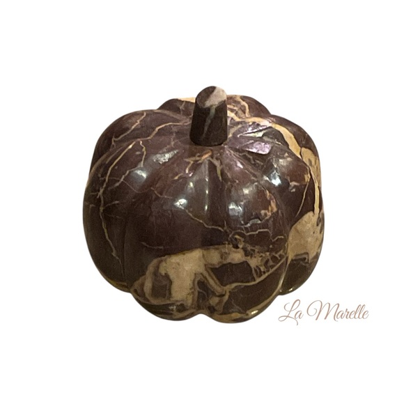 Small Marble Pumpkin Red - Threshold™ designed with Studio McGee - Picture 6 of 6